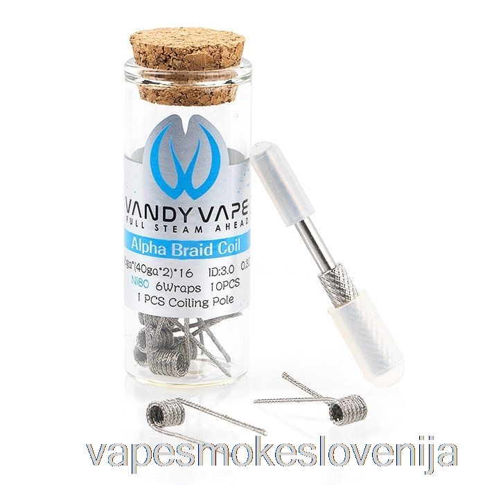 Vape Slovenija Vandy Vape Performance Vnaprej Izdelane Tuljave 0,3 Ohm Alfa Pletenica